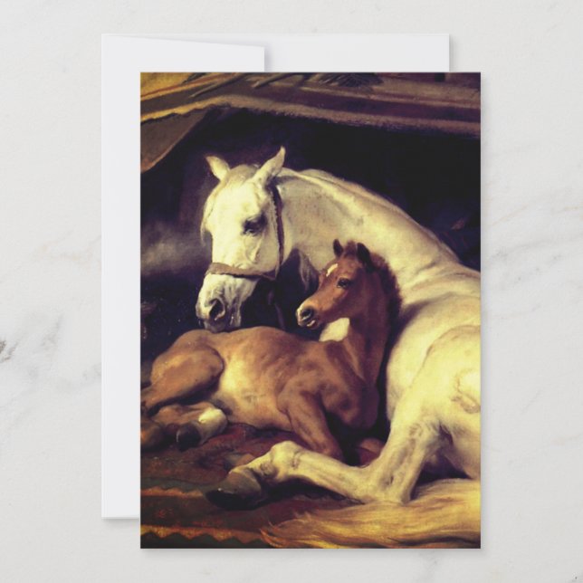 Landseer Horses Save The Date (Front)