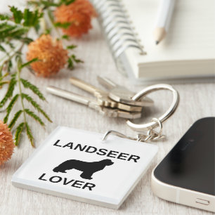 landseer lover key ring