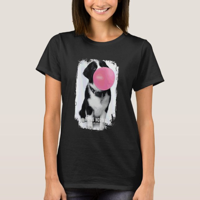 Landseer Newfoundland Dog T-Shirt (Front)