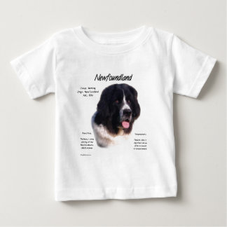 Landseer Newfoundland History; I love Newfies Baby T-Shirt