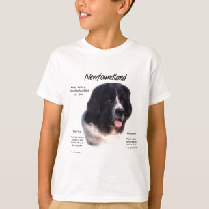 Landseer Newfoundland History; I love Newfies T-Shirt