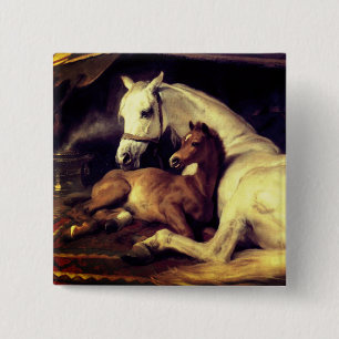 Landseer The Arab Tent 15 Cm Square Badge