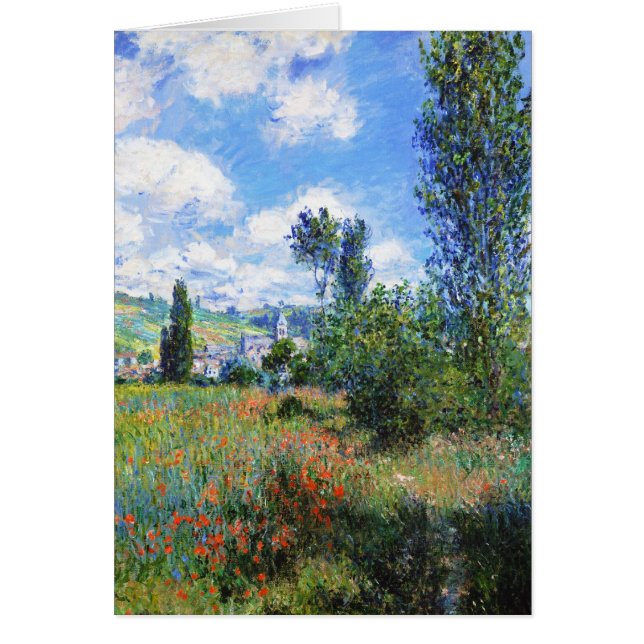 Lane in  Poppy Fields Saint-Martin Claude Monet (Front)