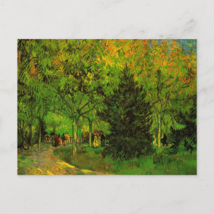 Lane in Public Garden Arles Van Gogh Fine Art Postcard