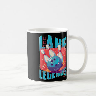 Lane Legends Bowling Sports Design Coffee Mug