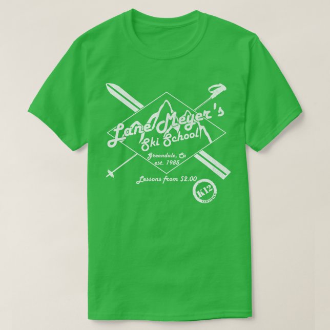 Lane Meyer Ski School T-Shirt (Design Front)