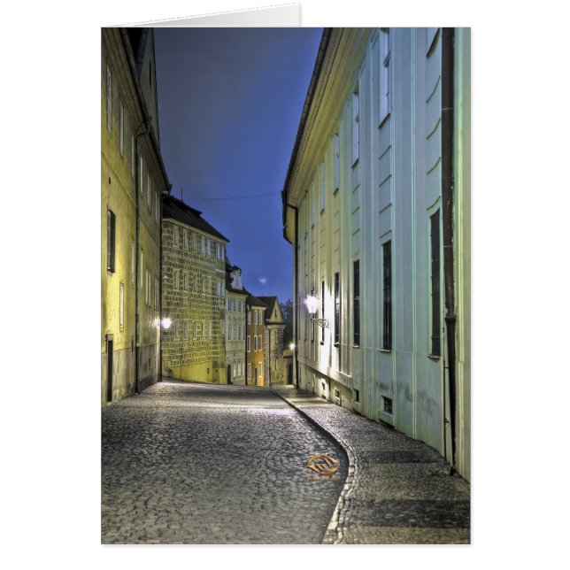 Lane Prague Castle Night (Front)