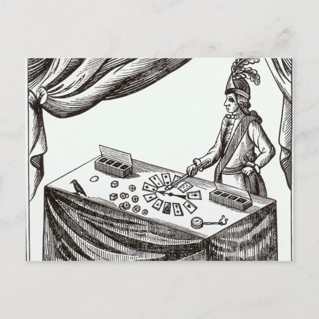 Lane, the Conjurer Postcard (Front)