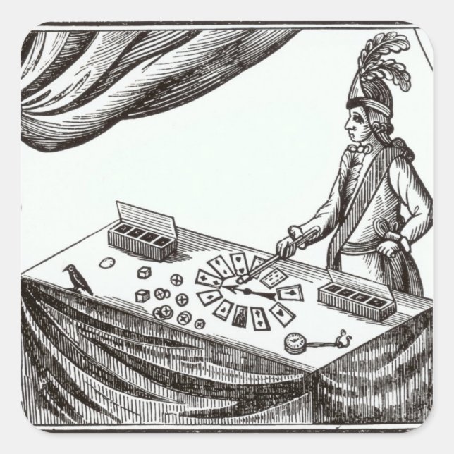 Lane, the Conjurer Square Sticker (Front)