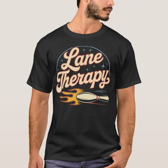 Lane Therapy Bowling Team Tee (Front)