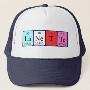 Lanette periodic table name hat