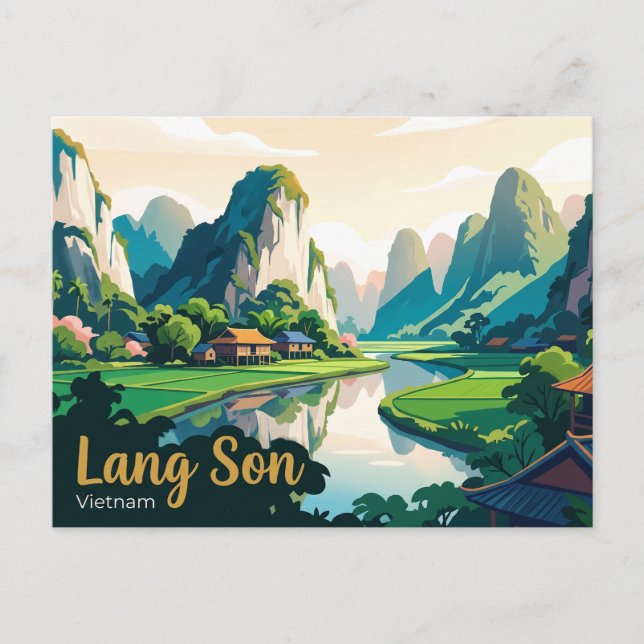 Lang Son Vietnam Postcard (Front)