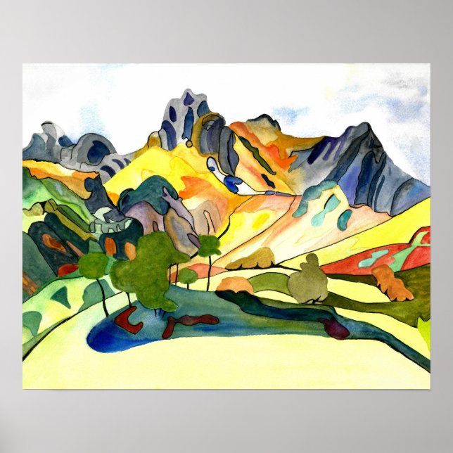 Langdale Pikes. Poster (Front)