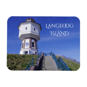 Langeoog Island Water Tower, East Frisia, Germany Magnet