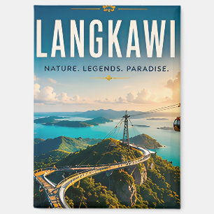 🌿 Langkawi Malaysia Island Adventure 🌉 Magnet