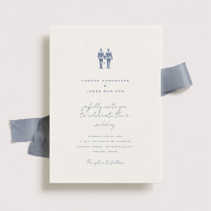 Langley Wedding Invitation Two Grooms