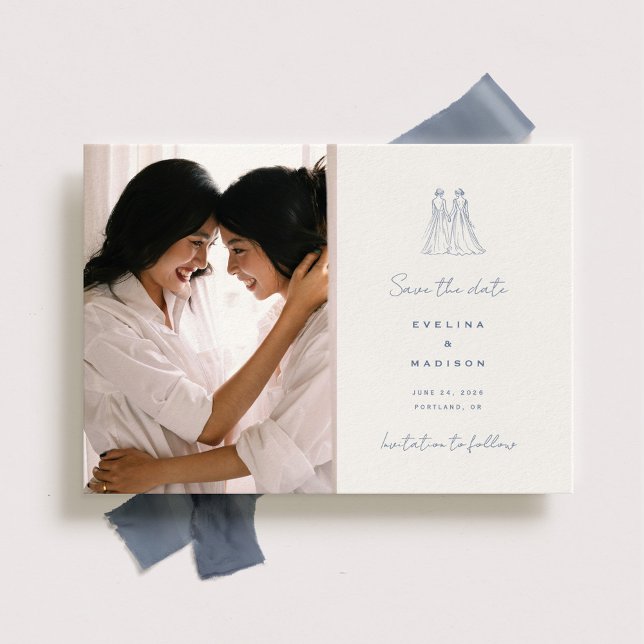 Langley Wedding Two Brides Save The Date (Creator Uploaded)