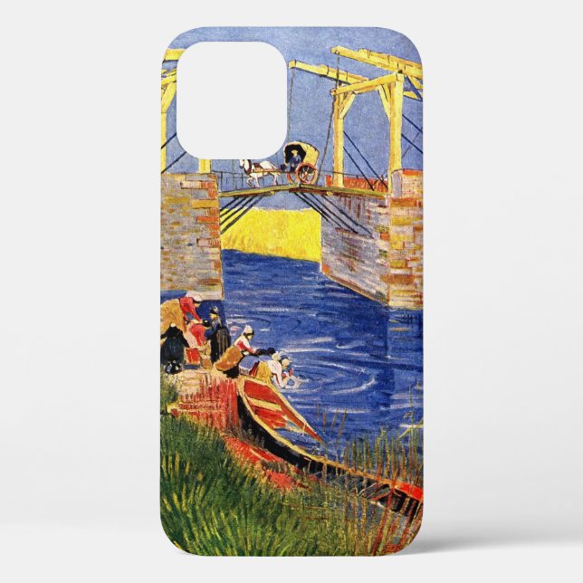 Langlois Bridge at Arles by Vincent van Gogh Case-Mate iPhone Case (Back)