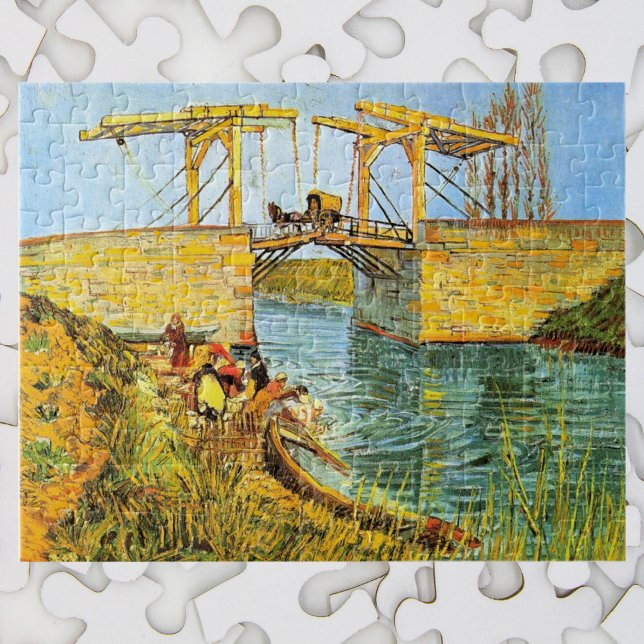 Langlois Bridge at Arles by Vincent van Gogh Jigsaw Puzzle (Creator Uploaded)