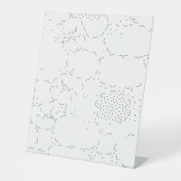 Language, Aqua Haze Pedestal Sign