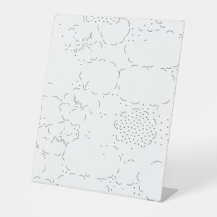 Language, Aqua Haze Pedestal Sign