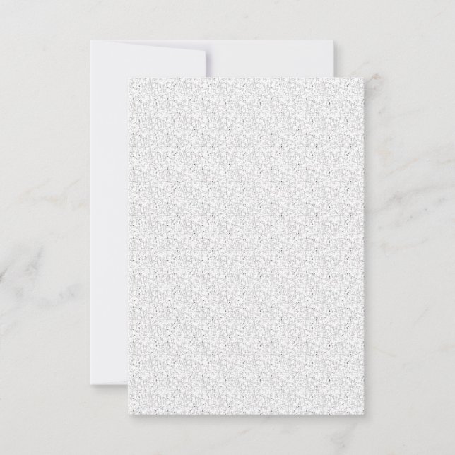 language Design Five RSVP Card (Front)