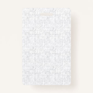 language Design Thirty Four ID Badge