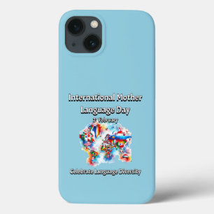 Language Diversity. International Mother Language  iPhone 13 Case