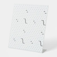 Language, Green White Pedestal Sign