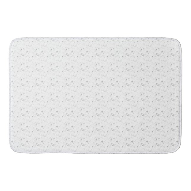 Language, Grey Cloud Bath Mat (Front)
