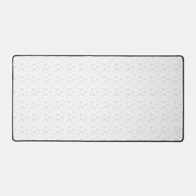 Language, Grey Cloud Desk Mat (Front)
