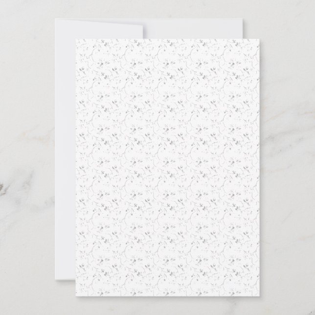 Language, Grey Cloud Invitation (Front)