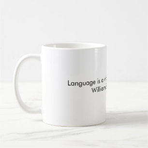 Language is a Virus from Outer Space, quote mug