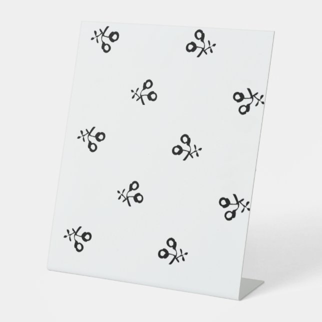 Language, Mountain Mist Pedestal Sign (Front)