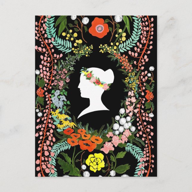Language of Flowers blank postcard (Front)