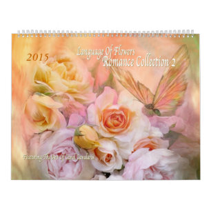 Language Of Flowers Romance 2 Art Calendar 2015