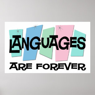 Languages Are Forever Poster