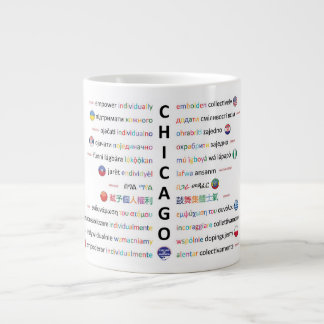 Languages of Chicago Large Coffee Mug