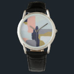 Languid Watch<br><div class="desc">Languid II by Victoria Borges. This features various shapes in thickness and length in a multitude of contrasting colours.</div>