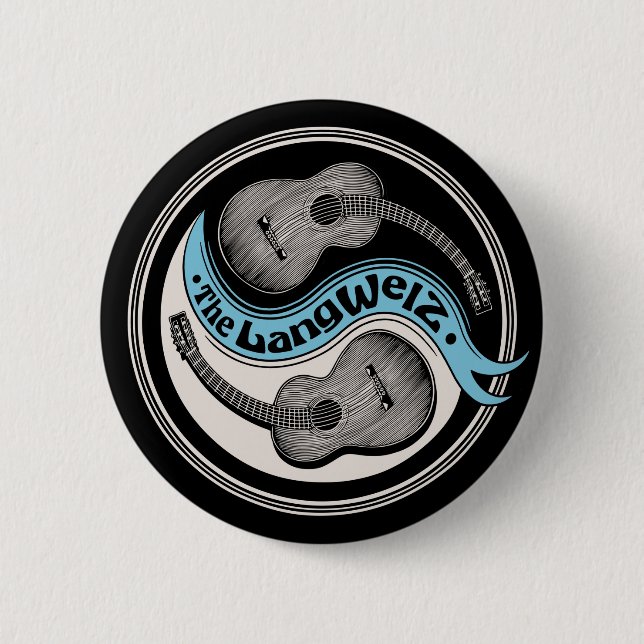 LangWelZ Yin Yang 6 Cm Round Badge (Front)