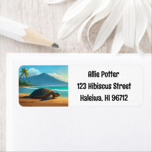 Laniakea Beach Haleiwa Oahu Hawaii Turtle