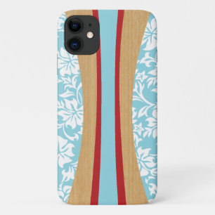 Laniakea Hawaiian Faux Wood Aqua Surfboard Case-Mate iPhone Case
