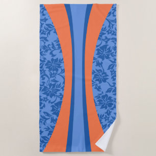 Laniakea Hawaiian Striped Surfboard - Ocean Blue Beach Towel