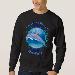Lanikai Beach Hawaii Hi Vacation Souvenir Dolphin Sweatshirt