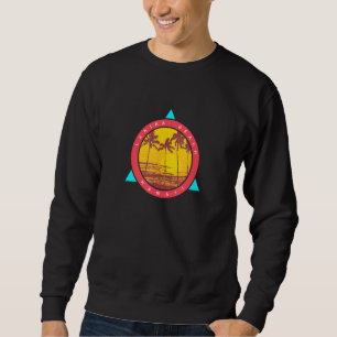Lanikai Beach Hawaii Palm Trees Sunset Sweatshirt