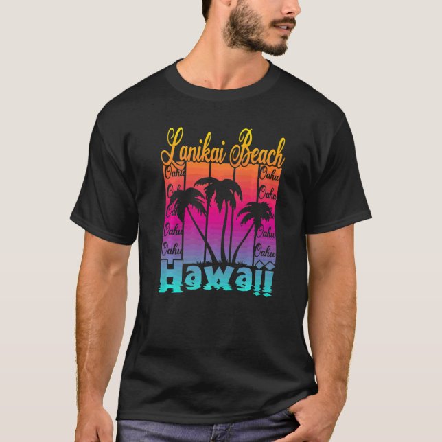 Lanikai Beach Hawaii T-Shirt (Front)
