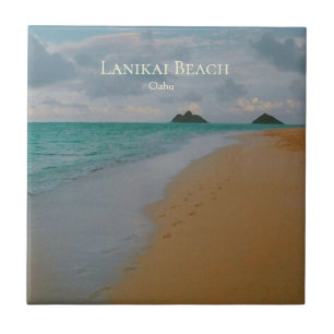 Lanikai Beach, Oahu, Hawaii Tile