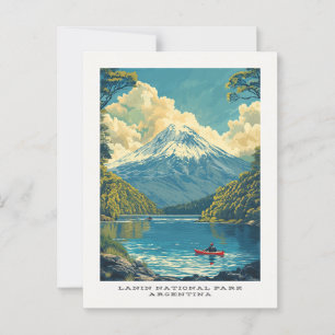 Lanin National Park Argentina Travel Postcard
