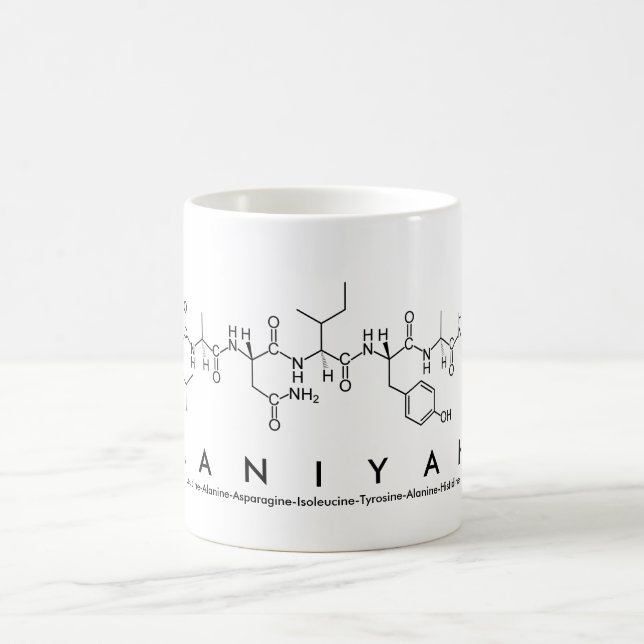 Laniyah peptide name mug (Center)