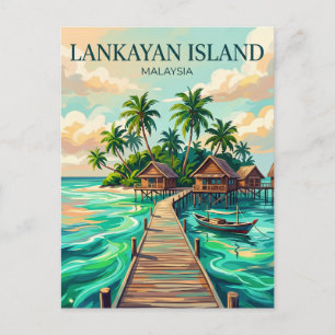 Lankayan Island Malaysia Postcard